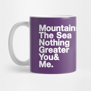 Mountains: Lyrical Jetset Mug